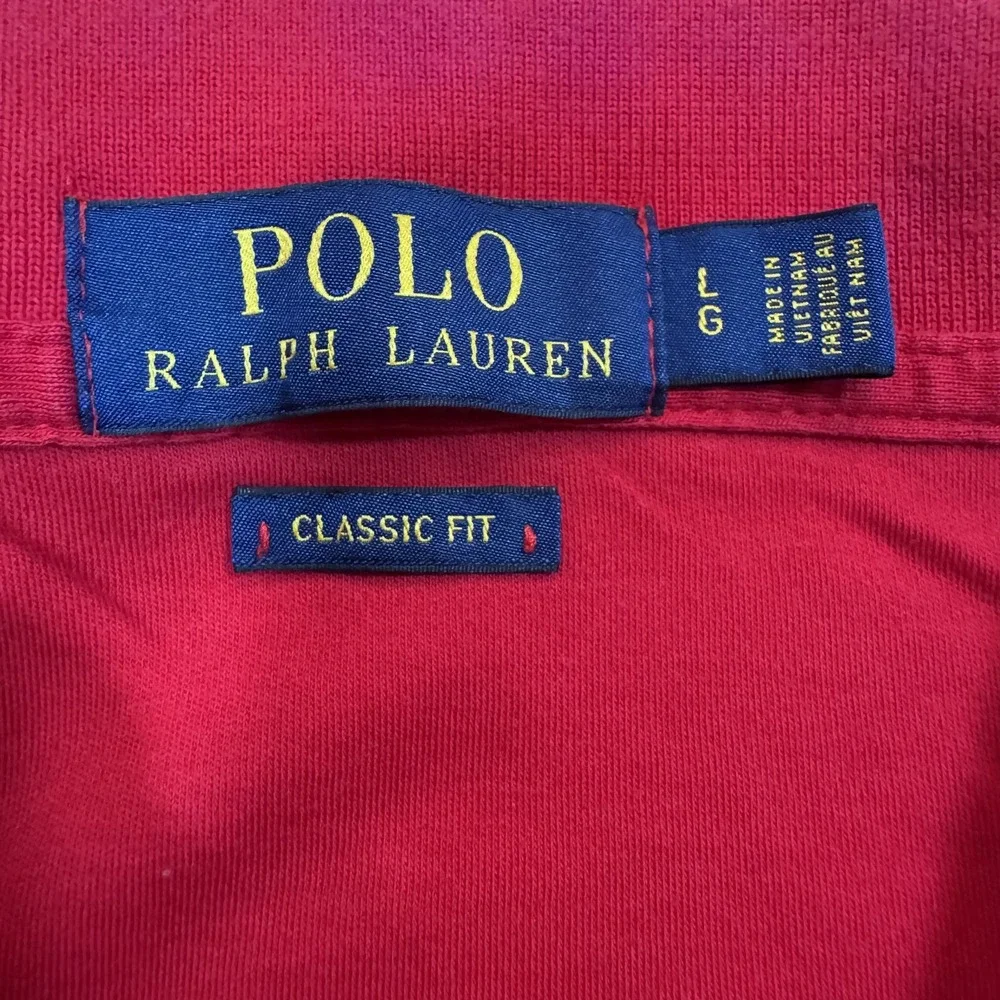 Polo Ralph Lauren Shirt Mens Large Polo Classic Short‎ Sleeve Pony Embroidered